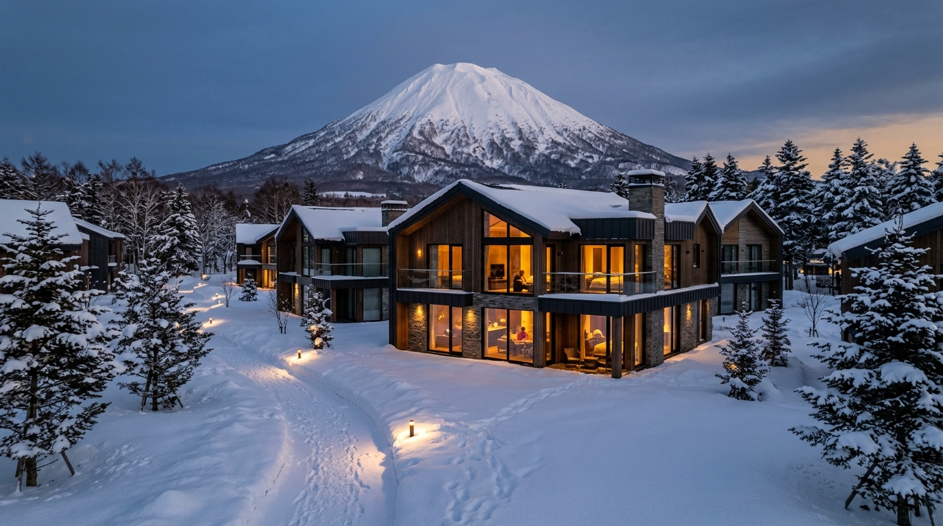 北海道俱知安町的意象圖