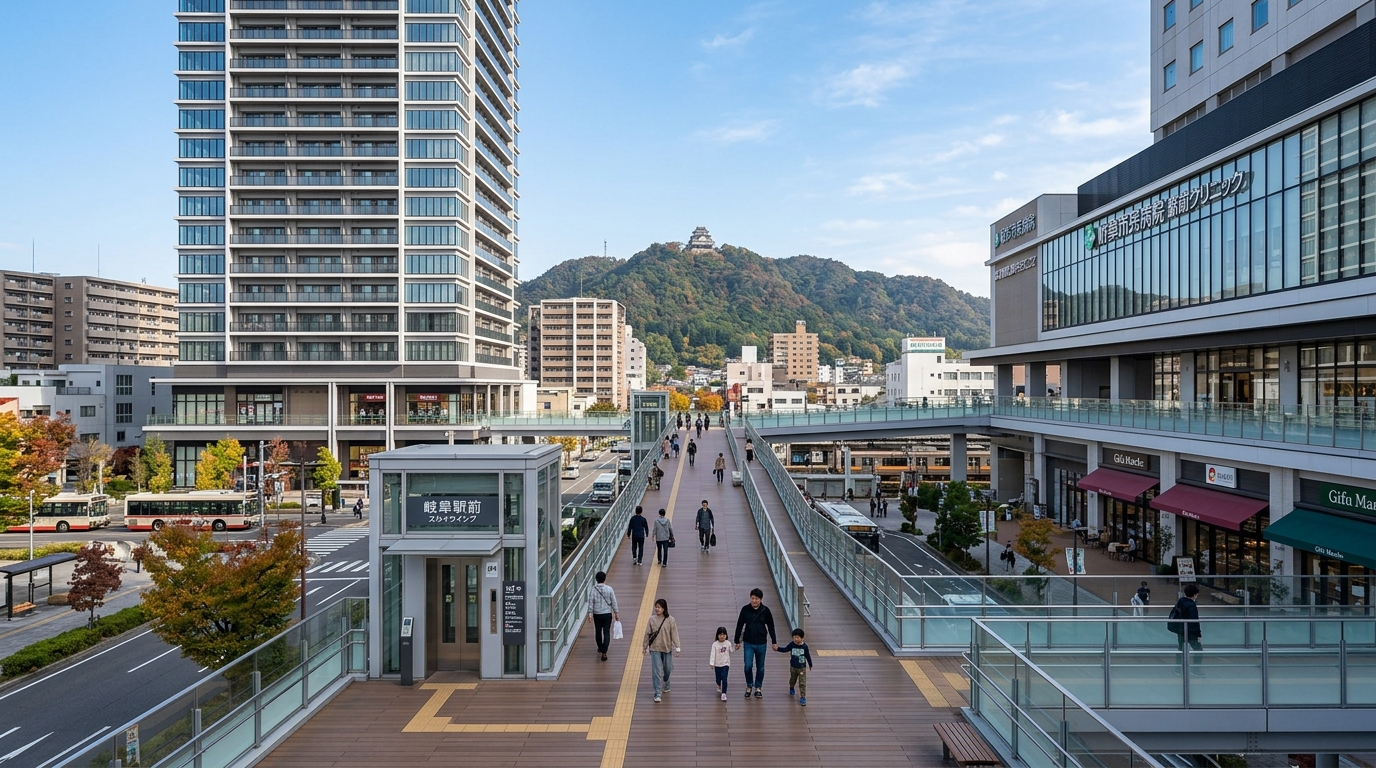 岐阜县岐阜市的意向图